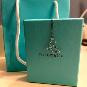 Tiffany dove necklace